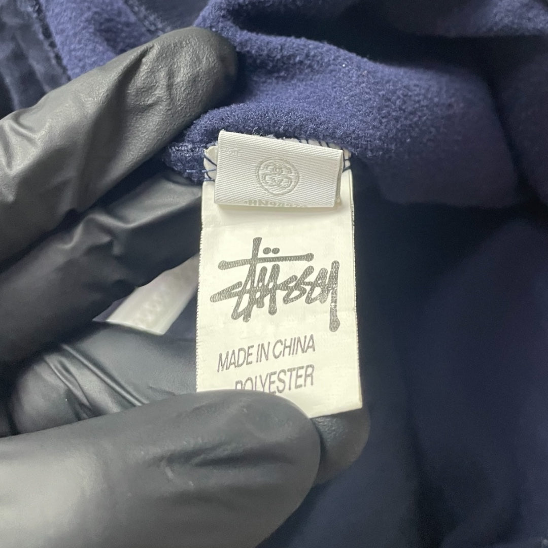 Vintage Stussy Track Jacket Navy