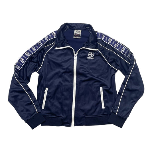 Vintage Stussy Track Jacket Navy