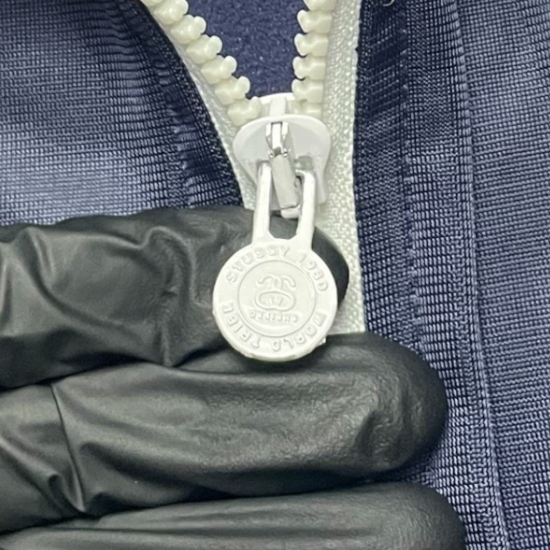 Vintage Stussy Track Jacket Navy