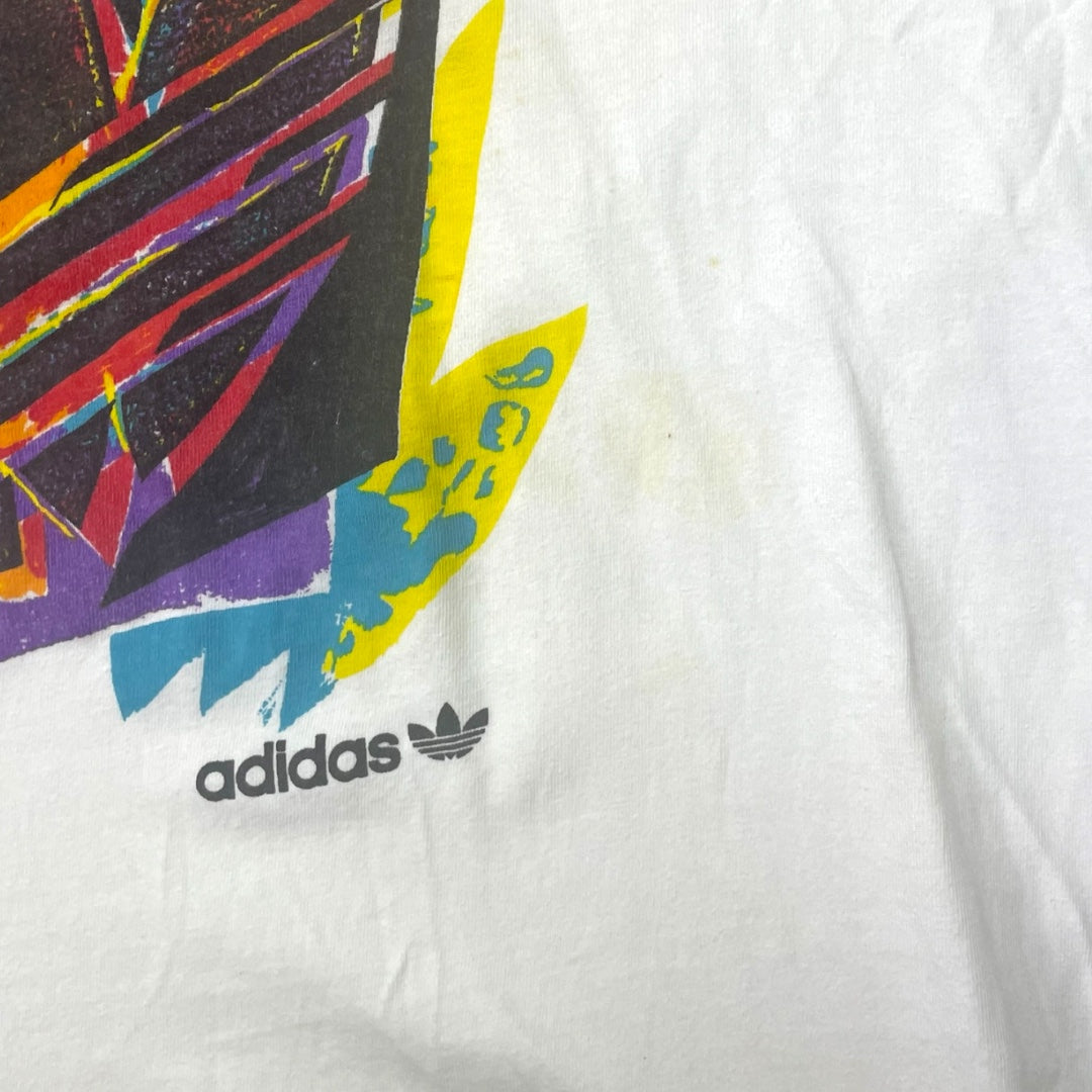 Vintage 90s Adidas Trefoil Logo Graphic T-Shirt