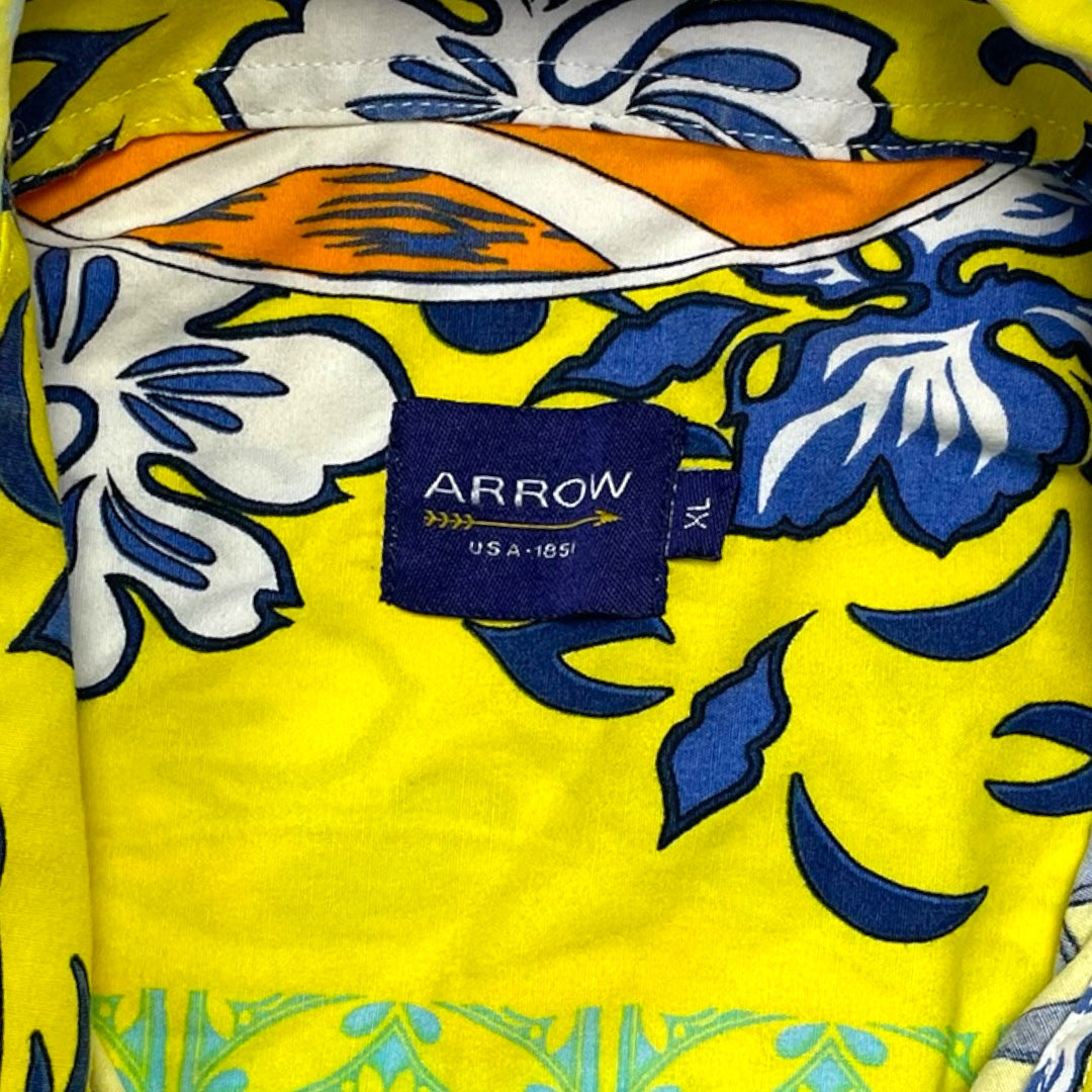 Vintage Arrow Surfboard Hawaiian Shirt