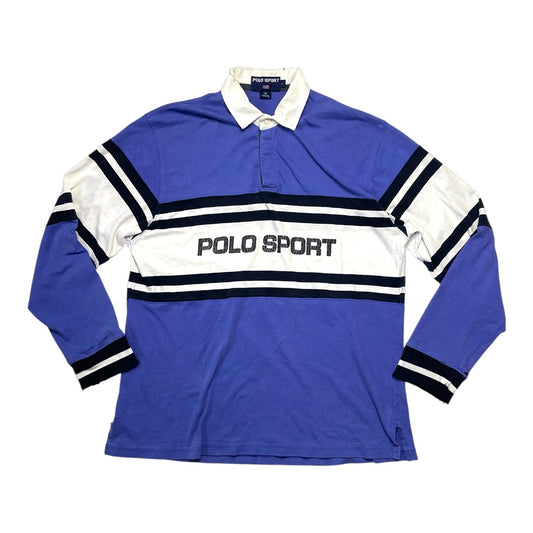 Vintage Polo Sport Long Sleeve Rugby Shirt