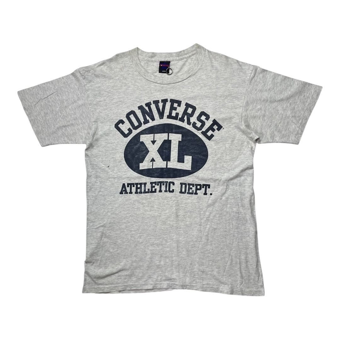 Vintage 90s Converse XL Athletic Dept. Tee – Grey – Size L
