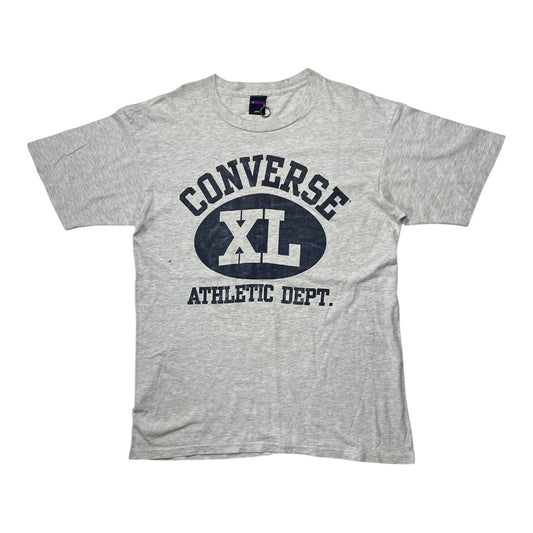 Vintage 90s Converse XL Athletic Dept. Tee – Grey – Size L