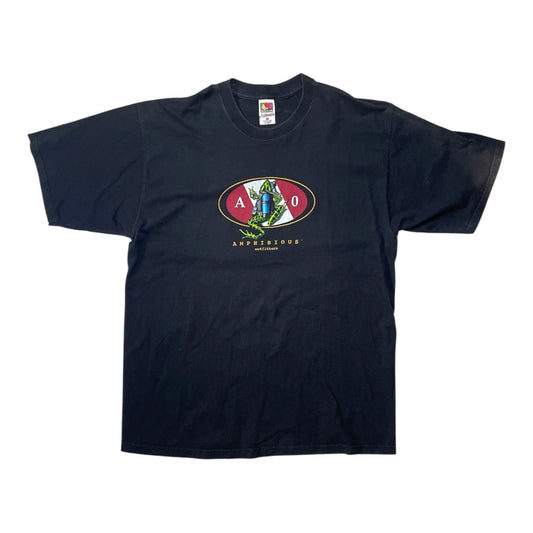 Vintage 90s Amphibious Outfitters Frog Tee