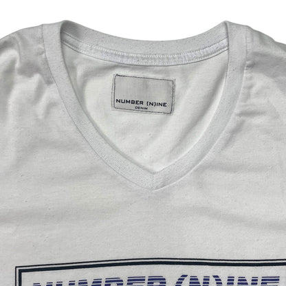 Number (N)ine White Logo T Shirt