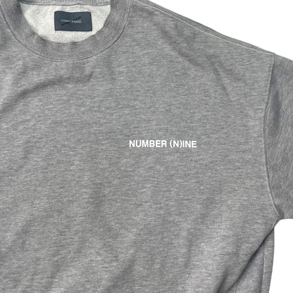Number (N)ine Common Base Grey Sweatshirt